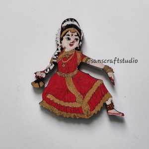 bharatanatyam dancer mdf